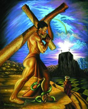 I helped Christ carry His cross, who am I?